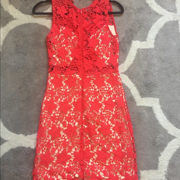 Red Lace Dress! Perfect for Valentine's Day! - Picture 3 of 4